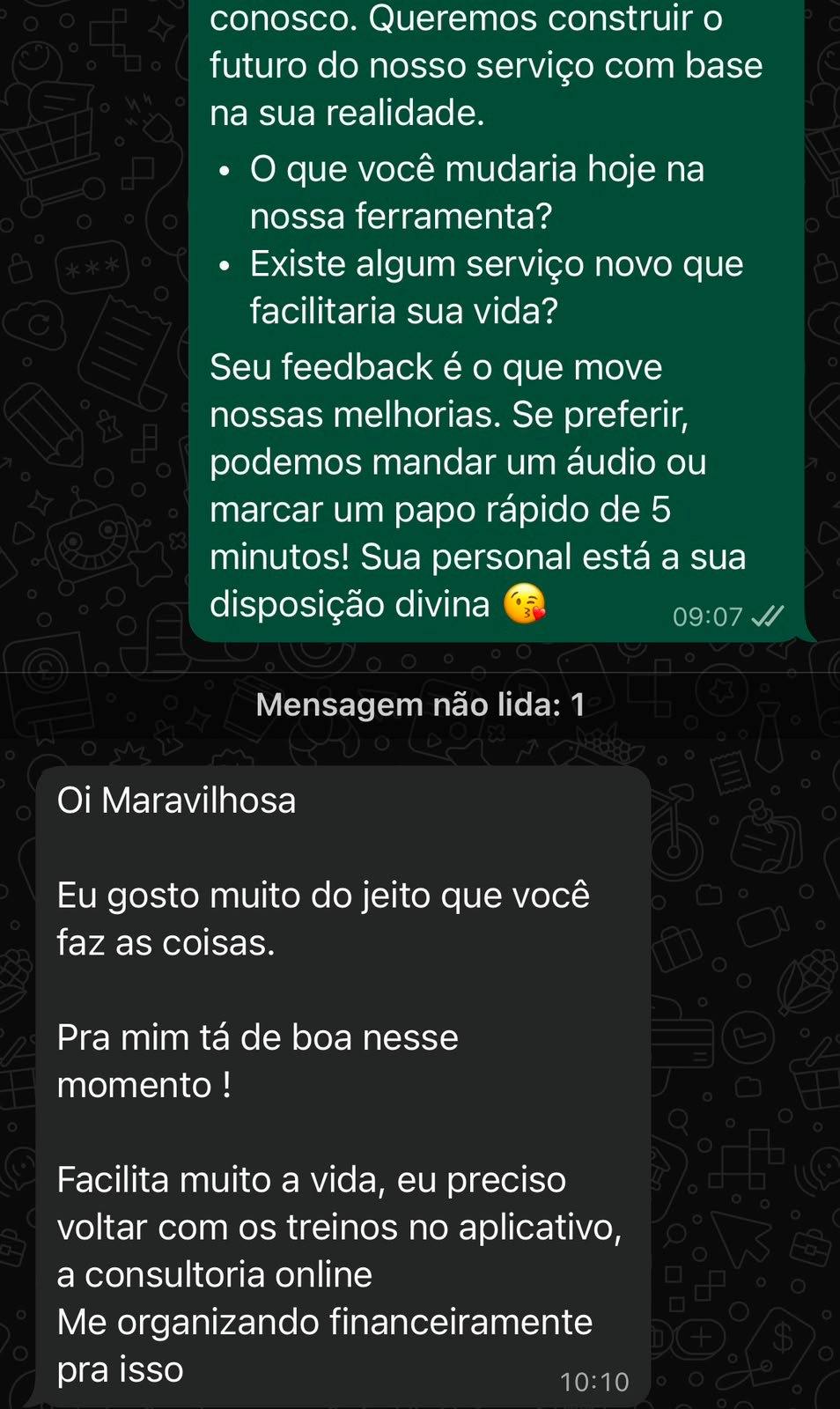 Feedback de Aluna